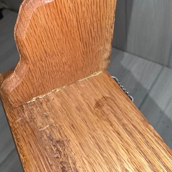 Vtg Elegant Wooden Wall Shelf Farmhouse Cottagecore Country Read - Picture 6 of 6